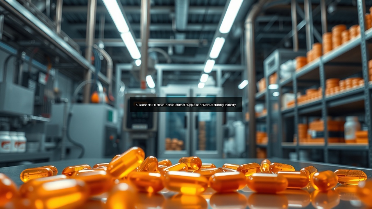 sustainability contract manufacturer manufacturer supplement manufacturers gel